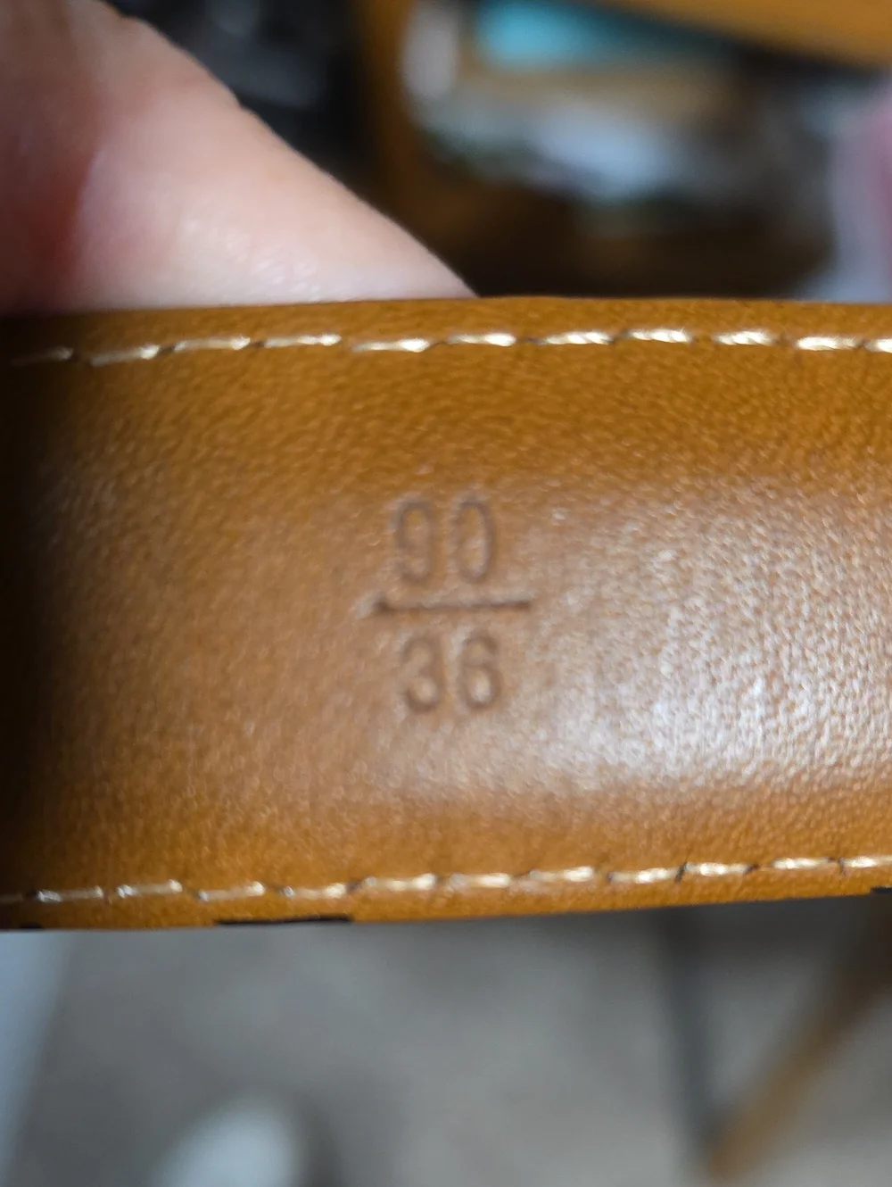 Classic Black Mens Leather Belt with Brass Buckle